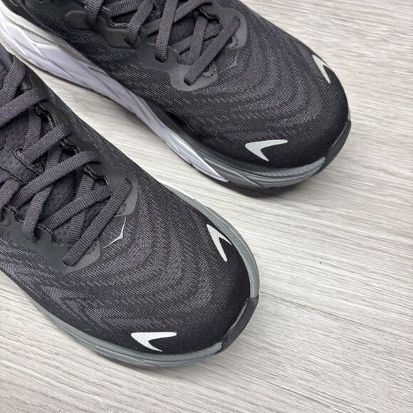 Hoka One One Arahi 6 Running Shoes Womens Sz 7 B Black Gray Athletic Sneakers LN - Picture 9 of 14